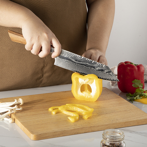 سكين العنبر دمشق AUS10 7 بوصة سكاكين يابانية بونكا السمك مع برشام فسيفساء المؤخرة - Product Image 3