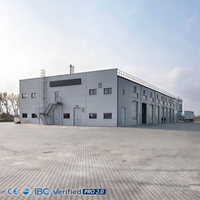 Nave Industrial Prefabricada de Acero con Estructura de Acero y Conexión por Pernos para Fácil Montaje Local, Directo de Fábrica