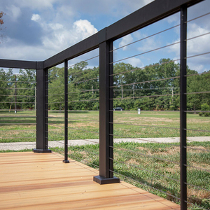 Ekoo Premium 4 \ "pre-lắp ráp Cáp lan can Hệ thống bảo trì thấp ngang lan can cho Sàn thép không gỉ dòng bài Cáp - Product Image 3