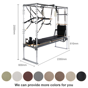 Réformateur de Pilates en aluminium 3 en 1 Cadillac Bed Three in One Pilates Reformer Machine Cadillac 3in1 Reformer Pilates Machine - Product Image 3