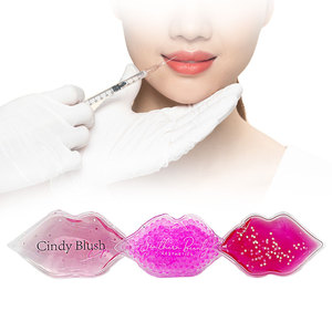 Pack de gel réutilisable chaud et froid en forme de lèvres rose avec paillettes pour la beauté, fournitures médicales et de soins de <span class=keywords><strong>santé</strong></span> - Product Image 5
