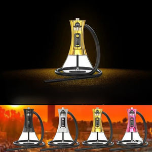 Shisha de acrílico moderno con espejo de alta calidad Gravity Hookah Set Factory Shisha Hookah - Product Image 3
