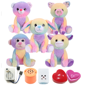 Bán Sỉ Máy Ghi Âm Động Vật Nhồi Bông Tùy Chỉnh Đồ Chơi Động Vật Nhồi Bông Giọng Nói Của Bạn Đáng Yêu OEM Với Mô-đun Âm Thanh Có Thể Ghi Lại - Product Image 3