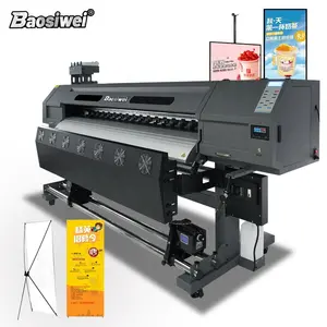 Impresora eco-solvente Baosiwei 1,8 m gran formato EpsI3200 plotter grande autorizado impresora eco-solvente inyección de tinta digital térmica Tran