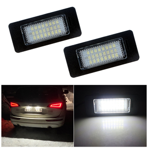 Luces de matrícula LED al por mayor sin decodificador para Audi A1 A4 A5 A6 A7 Q5 TT VW Golf Jetta Porsche Seat <span class=keywords><strong>Ibiza</strong></span> lámpara de etiqueta - Product Image 1