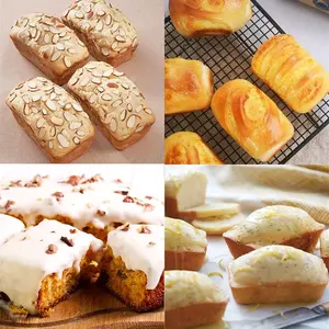 Moule à cupcakes en silicone pour usage domestique, moule à chocolat rectangulaire, moule à pain, bac à glaçons, facile à démouler - Product Image 2