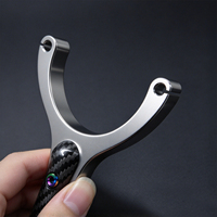 Slingshot en acier inoxydable de haute qualité Piaoyu avec bande élastique, modèle monocarbone laminé pour le tir en plein air