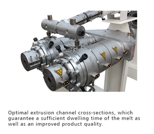 Nhựa Hình Nón Đôi Vít Đùn Làm Ống PVC/Hồ Sơ/Sheet/Granule UPVC Ống Máy Làm - Product Image 5