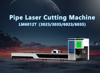 Machine de découpe laser à fibre CNC 1500W-6000W pour tuyaux/tubes métalliques avec commande Cypcut et rail de guidage HIWIN