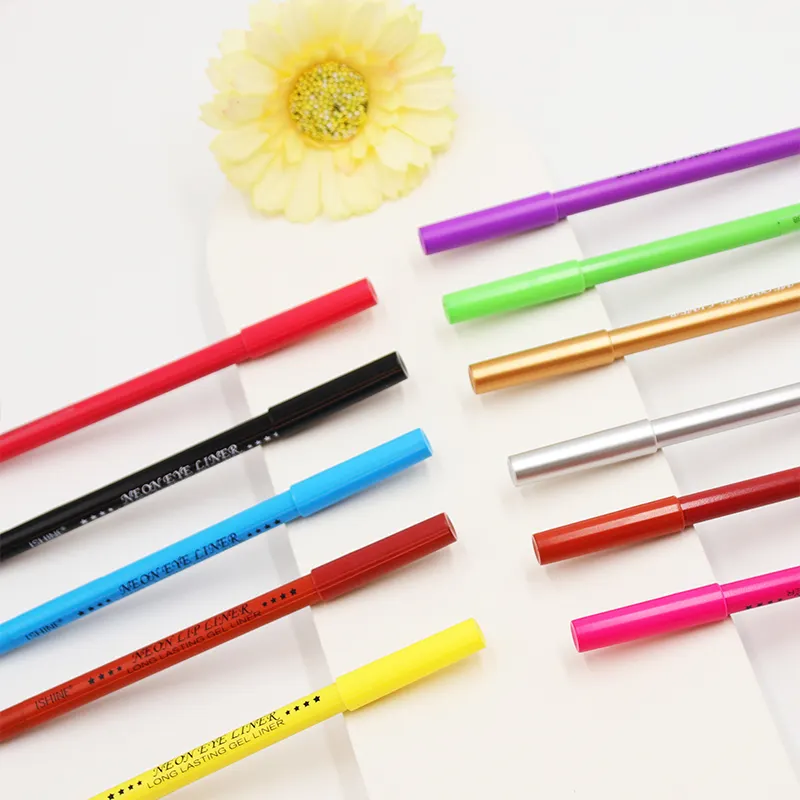 Colorful Eyeliner Glue Pen Perfect For Different Styles Makeup Amazing Look Vegan Eyeliner