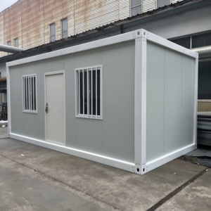 Maison de conteneur en acier moderne de luxe - Bureau modulaire préfabriqué avec dimensions personnalisables et prix raisonnable - Product Image 1