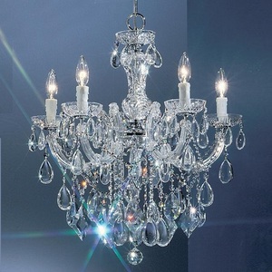 Fábrica de zhongshan 5 pequeñas luces María <span class=keywords><strong>Teresa</strong></span> plata cromo k9 araña de cristal en stock para la <span class=keywords><strong>venta</strong></span> - Product Image 1