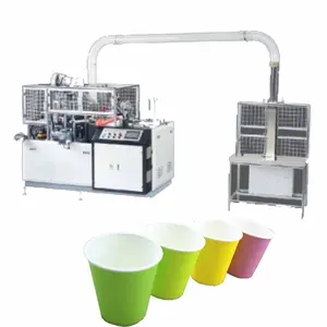 ホットコールドドリンク用の使い捨てコーヒーペーパー段ボールカップ生産ラインマシンの自動作成