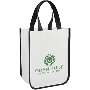 Bolsa de Compras Reutilizable, Económica, Ecológica, de Tela No Tejida, Personalizable con Logotipo, Plegable, Laminada e Impresa - Product Image 6