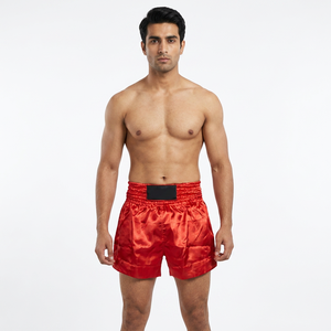 Men's Top Trend Muay Thai Shorts Comfortable Casual Style with Custom Logo Eco-Friendly and Hot Sale Solid Pattern Price - Product Image 1