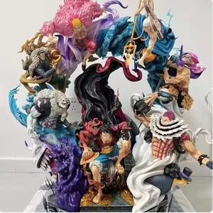 Figuras de One Piece GK Throne Monkey D Luffy Roronoa Zoro Figura de Acción Anime Figura Coleccionable Figura de One Piece - Product Image 2