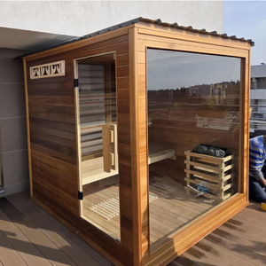 Phổ Biến Nhất Lớn Truyền Thống Ngoài Trời Hơi Nước Phòng Tắm Hơi Đầy Đủ Cơ Thể Hơi Nước Phòng Tắm Hơi Cho Vườn - Product Image 1