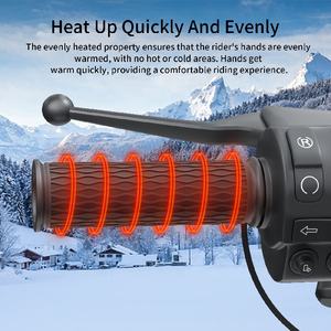 Housse chauffante d'hiver en silicone pour guidon de moto pour moto <span class=keywords><strong>scooter</strong></span> - Product Image 2
