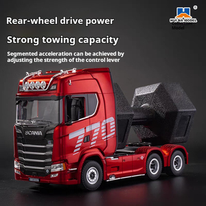 Huina 501D 770S <span class=keywords><strong>Scania</strong></span> Construction <span class=keywords><strong>Camion</strong></span> Véritable Modèle De Voiture Surdimensionné <span class=keywords><strong>Télécommande</strong></span> Jouet <span class=keywords><strong>Camion</strong></span> Remorque Robuste, Modèle De Tracteur - Product Image 5