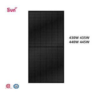 Sunplus โมดูลพลังงานแสงอาทิตย์สีดำ430W 435W 440W 445W สำหรับระบบบ้านพลังงานแสงอาทิตย์ - Product Image 1
