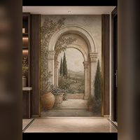 Panneau mural en PVC imprimé 3D 5D 8D haute brillance, imperméable, panneau décoratif d'intérieur de luxe, alternative aux plaques de marbre