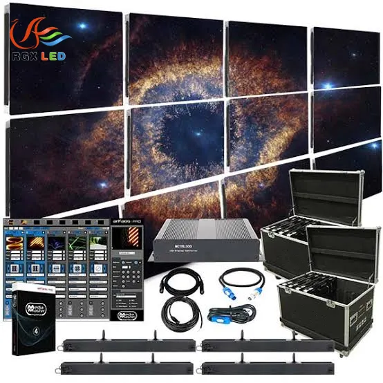 P 3,9 P 3,91 Indoor Outdoor Led Display Screen Video Wand Panel 500x500mm Preis Outdoor-Led-Display hohe Auflösung