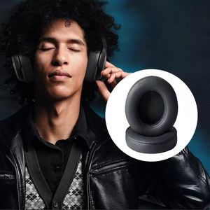 Almohadillas de oreja de piel de cordero para <span class=keywords><strong>Beats</strong></span> <span class=keywords><strong>Studio</strong></span> 2,0 3,0, auriculares inalámbricos de repuesto, asequible - Product Image 6