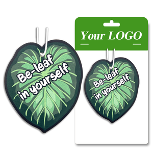 Chất Lượng Cao Mạnh Mẽ Mùi Hương Biểu Tượng Tùy Chỉnh Hương Thơm Treo Giấy Tùy Chỉnh Chết Cắt Cây Hình Dạng Làm Mát Không Khí Xe Với Logo - Product Image 3