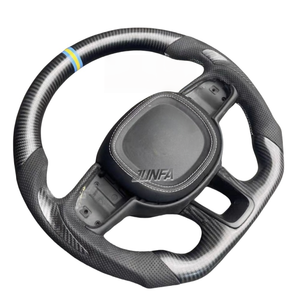 Volant <span class=keywords><strong>Sport</strong></span> <span class=keywords><strong>Volvo</strong></span> <span class=keywords><strong>XC</strong></span> <span class=keywords><strong>40</strong></span> XC60 S60 Xc90 S90 Modification en fibre de carbone en cuir utilisé pour ces modèles - Product Image 5