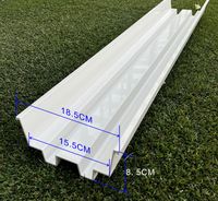 Gouttière de substrat hydroponique pour serre 18,5*15,5*8,5 cm pour système de sacs de culture professionnels