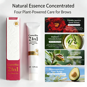 Kit de lamination des sourcils 2-en-1 à la camélia avec gel apaisant ICONSIGN – Lotion permanente pour rehaussement des sourcils en une étape - Product Image 3