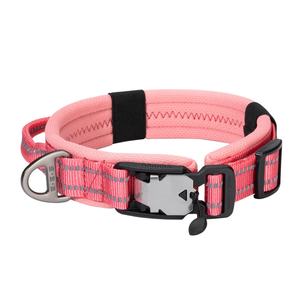 Collares de perro magnéticos de metal con logotipo personalizado, collares reflectantes de nailon de liberación rápida para perros, <span class=keywords><strong>Collar</strong></span> ajustable, suministros para mascotas - Product Image 3