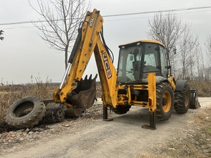 Original UK Used JCB 4cx Loader With Good <b>Tires</b> Multiple Functions Secondhand JCB 4CX Loaders With EPA CE Certificates - Product Image 2