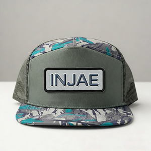 Gorra de Béisbol Trucker de 7 Paneles con Visera Plana y Cierre a Presión, con Logotipo Personalizado, Diseño de Camuflaje, para Hombre y Mujer, Ajustable, para Verano y Actividades al Aire Libre - Product Image 3