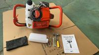Tarière thermique puissante 63CC 2200W en gros, la plus vendue, avec foret de 25cm/30cm pour l'extérieur