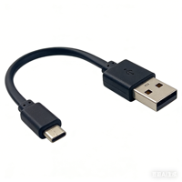 Câble de charge Micro USB court 2A en PVC pour batterie externe, ordinateur et écouteurs