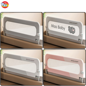 Thần đồng BR012 giường bảo vệ đường sắt cho trẻ mới biết đi có thể điều chỉnh chiều cao & gấp lên giường di động lan can cho bé - Product Image 6