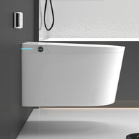Cisterna oculta de alta calidad de vuelta a la pared WC juego de inodoro baño sin tanque inteligente colgado en la pared inodoro inteligente
