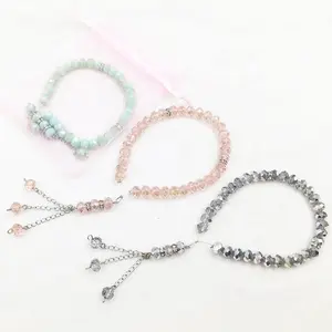 33 Hạt Đầy Màu Sắc Rondelle Bạc Màu Pha Lê Tasbih Hạt Mân Côi Cho Quà Tặng Đám Cưới