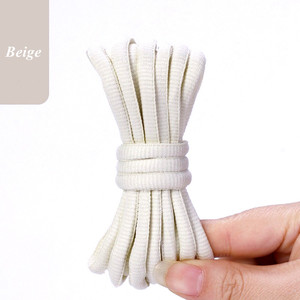 Yrunfeety-cordones de zapatos ovalados de poliéster de 8mm de grosor, de 140-180CM, para zapatillas deportivas de colores, venta al por mayor - Product Image 5