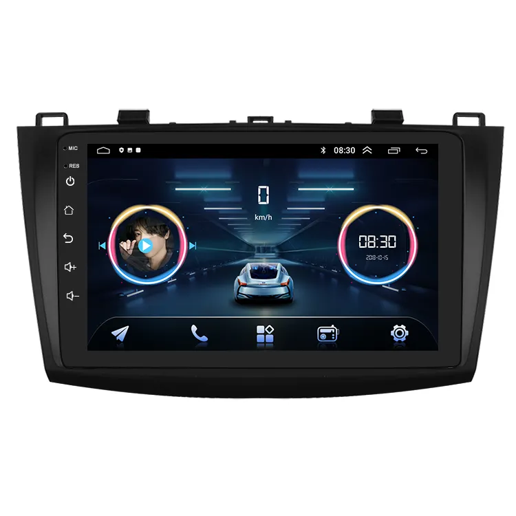 Universal 9นิ้ว10นิ้ว Mazda Car Dvd Player กรอบ2din กรอบเครื่องเสียงรถยนต์สำหรับ Mazda 3 2010-2015