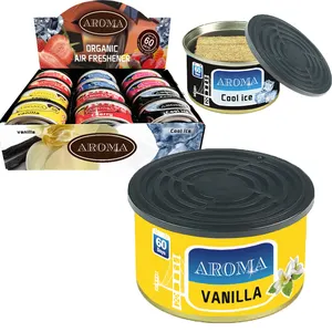 Latas à prova de derramamento para casa e carro, fragrância agradável, purificador de ar de madeira com perfume de cereja, madeira, carro, odorizador de ar com tampa