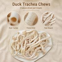 Bâtonnets de trachée de canard lyophilisés pour chiens, friandises pour animaux de compagnie, vente en gros pour les magasins d'aliments pour animaux, récompense pour l'entraînement des chiens, friandise pour chiens adultes