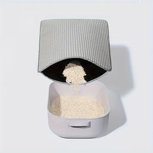 Tapete para Mascotas Desmontable de Doble Capa de EVA Ecológico, Arena para Gatos Antisuciedad, Suministros de Limpieza para Caja de Arena, Impermeable - Product Image 2