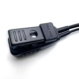 Tùy chỉnh giá thấp tốt nhất bán đài phát thanh Walkie Talkie tai nghe 3.5 mét có dây PTT Tai nghe đài phát thanh tai nghe Tai nghe đài phát thanh tai nghe Bud