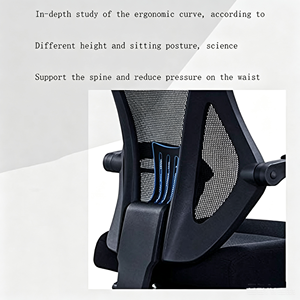 Vente directe d'usine, chaise de travail en maille pas chère, chaise ergonomique pivotante pour salle de réunion, Sillas - Product Image 2