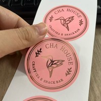Autocollants en vinyle imperméables personnalisés avec logo, étiquettes autocollantes de marque, impression d'étiquettes pour emballages commerciaux