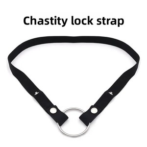 Cinturón de Castidad Masculino SM, Ecológico, para Sexo Anal, Correa Auxiliar de Restricción, Correa de Seguridad CB, Banda Elástica de Tres Vías - Product Image 3