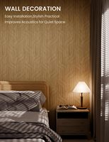 Panneaux acoustiques en PET à texture bois NRC 0.9 ignifuges – Commande en gros pour bureaux, halls d'immeubles, hôtels, appartements et salles de conférence