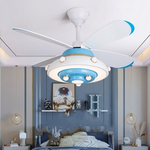 Modern <b>LED</b> <b>Ceiling</b> Fan <b>Light</b> Creative Wooden Round Design for <b>Living</b> <b>Room</b> Decor Indoor Lighting CRI 90 5-Year Warranty - Product Image 2